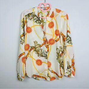 Fashion Nova Vibrant Chain Print Top Size XS